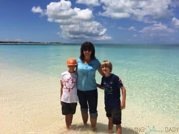 my-mom-with-my-boys-at-beaches-turks-and-caicos