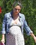 Pregnant Mila Kunis Out In LA