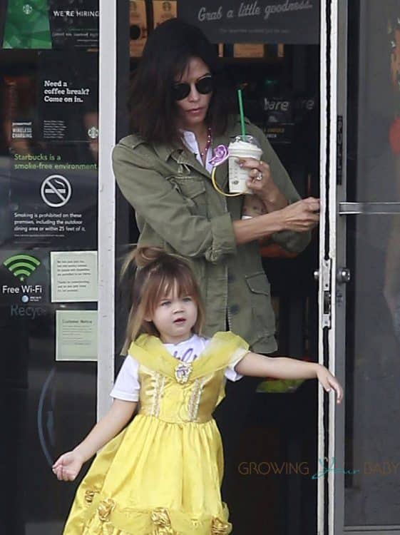 Jenna Dewan out in LA with her daughter Everly Tatum