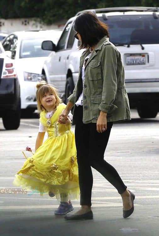 Jenna Dewan out in LA with her daughter Everly Tatum
