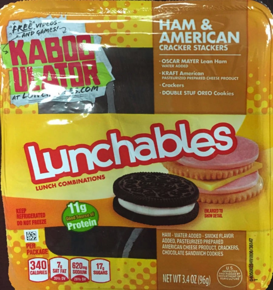 Lunchables recall 2016