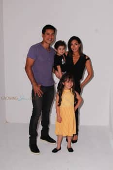 Mario Lopez and his family at the Elizabeth Glaser Pediatric AIDS Foundation's 27th Annual A Time For Heroes
