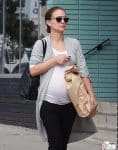 Pregnant Natalie Portman out in LA