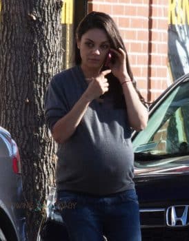 A Very Pregnant Mila Kunis steps out in LA - November 2016