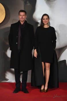Brad Pitt and Marion Cotillard at 'Allied' Premiere held at the Odeon Leicester Square