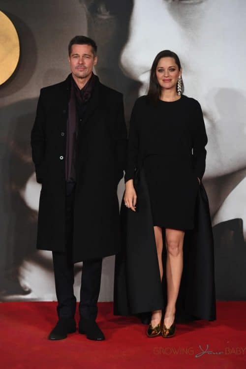  Brad Pitt and Marion Cotillard at 'Allied' Premiere held at the Odeon Leicester Square 