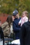 Chelsea Clinton, Marc Mezvinsky and daughter Charlotte Clinton Mezvinsky step out in New York City after voting