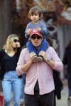 Jason Biggs, Jenny Mollen, Sid Biggs out in NYC