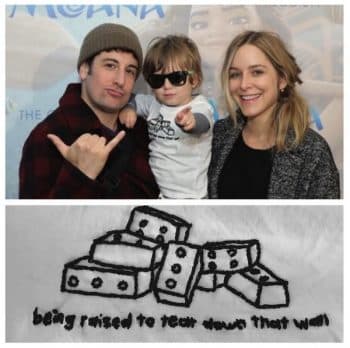 Jason Biggs and Jenny Mollen with son Sid