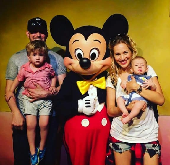 Luisana Lopilato and Michael Buble with sons Noah and Elias 