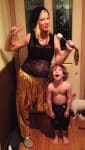 Pregnant Tori Spelling dressed for Halloween with son Finn