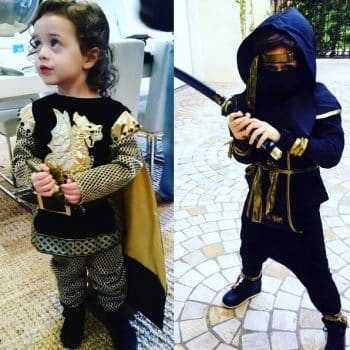 Rachel Zoe's boys out for Halloween