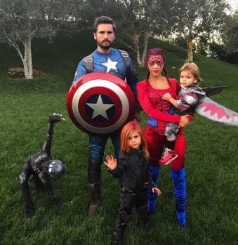 scott-disick-and-kourtney-kardashian-dressed-up-for-halloween-with-their-kids-mason-penelope-and-reign