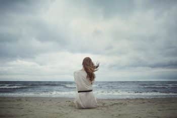 Woman on the beach