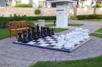 Beaches Resort Turks and Caicos - life sized chess