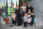 bill-horn-and-scout-masterson-attend-the-6th-annual-santas-workshop-with-tori-spelling-and-dean-mcdermott-stella-liam-hattie-and-finn