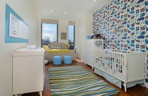 Feature wall nursery