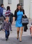Jennifer Garner arrives at church with her son Sam Affleck