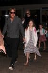 Nicole Kidman and Keith Urban arrive in LA early in the morning with their kids