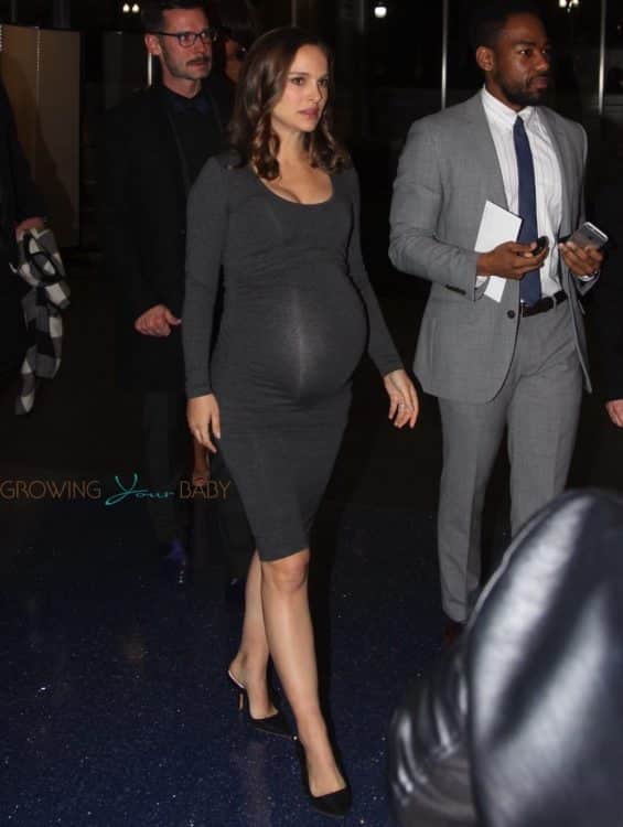 Pregnant Natalie Portman attends Jackie Screening in Washington DC, December 1, 2016