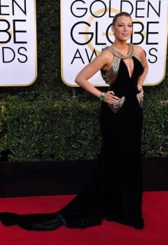 Blake Lively at the 74th Annual Golden Globe Awards