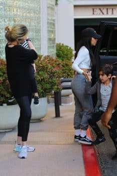 Kourtney Kardashian out in LA with son Mason