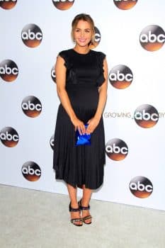 Pregnant Camilla Luddington arrives at the 2017 Winter TCA Tour - Disney:ABC