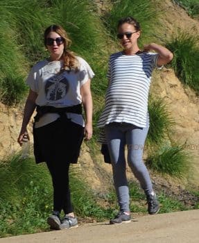 Pregnant Natalie Portman Out For A Morning Hike in LA
