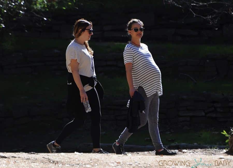 Pregnant Natalie Portman Out For A Morning Hike