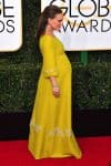 Pregnant Natalie Portman at the 74th Annual Golden Globe Awards