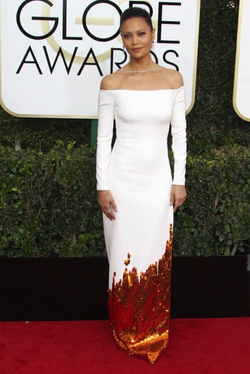 Thandie Newton at the 74th Annual Golden Globe Awards