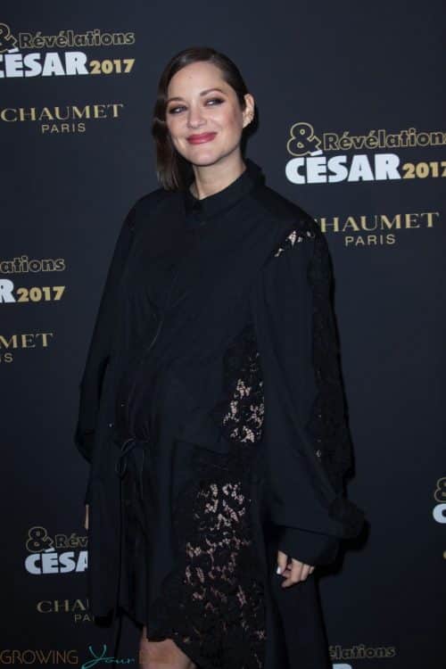 pregnant Marion Cotillard at Revelations Cesars 2017 In Paris