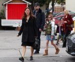 Ben Affleck and Jennifer Garner attend church service with their children on Super Bowl Sunday
