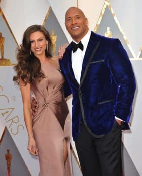 Dwayne the rock Johnson at the 89th Annual Academy Awards