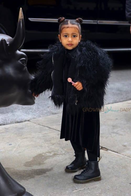 North West out in NYC