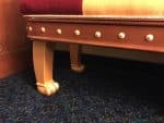 WDW Port Orleans Riverside Royal Room - clawfoot bench