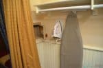 WDW Port Orleans Riverside Royal Room - safe and ironing board