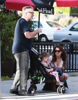 Alec Baldwin steps out in Beverly Hills with wife Hilaria Baldwin and kids Carmen & Rafael