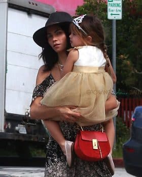 Jenna Dewan Takes Her Daughter Everly To The Farmer's Market In Studio City