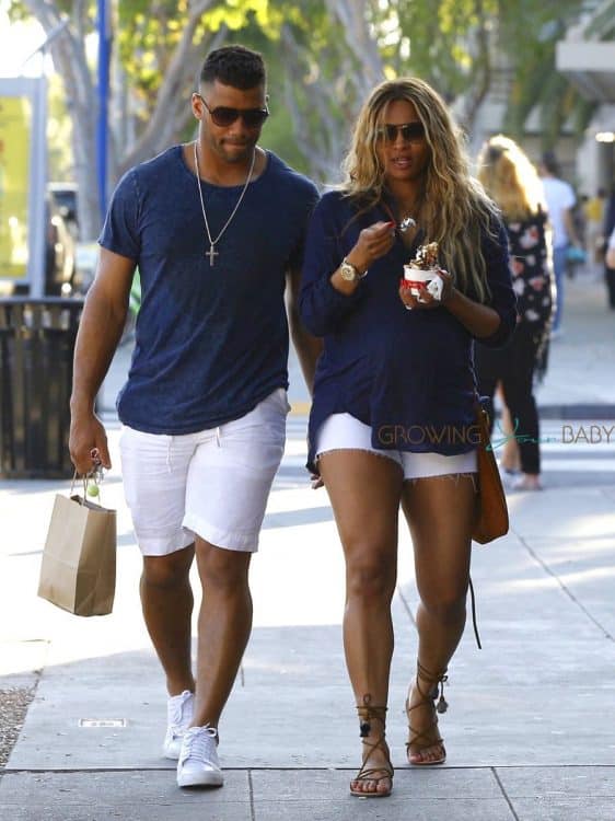 Russell Wilson And Ciara Go Shopping In Style