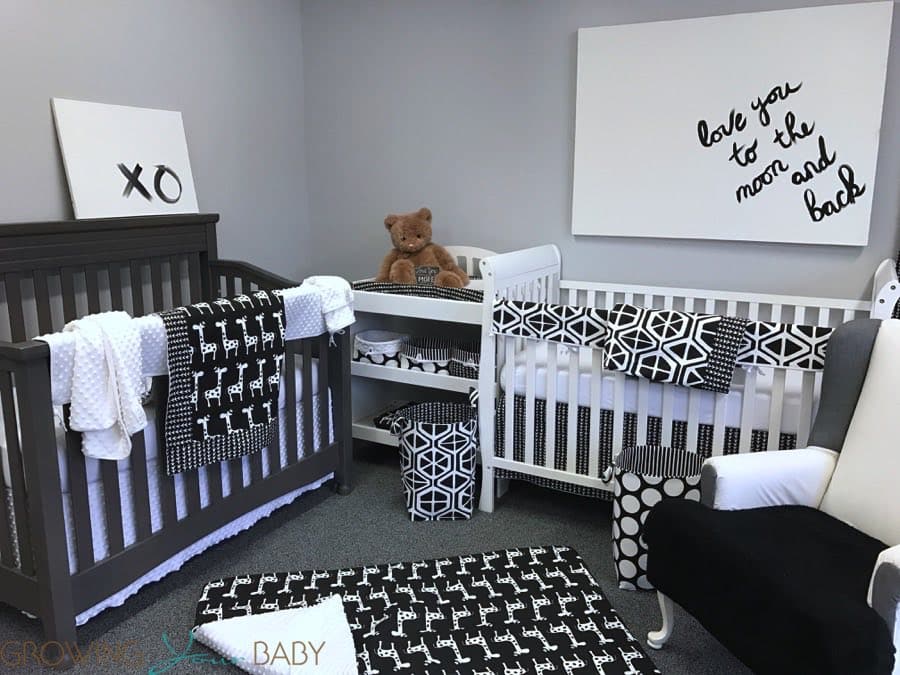 Sweet Kyla Black and white nursery collection