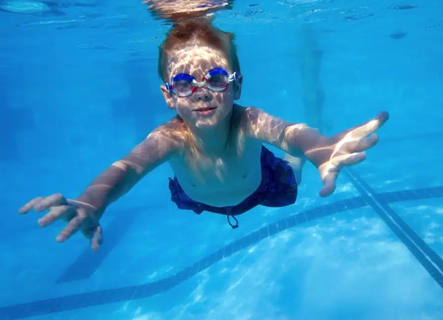 Swim lessons kids autism