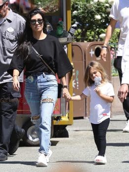 Kourtney Kardashian celebrates her birthday at Disneyland with daughter Penelope