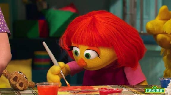 Sesame Street Character with Autism Julia