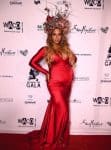 Very pregnant Beyonce at the inaugural Wearable Art Gala