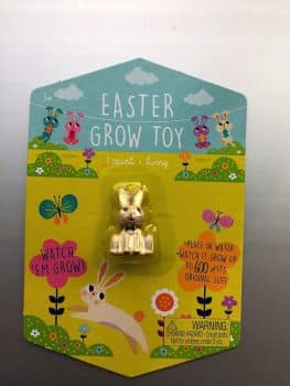 recalled Easter Grow Toy-Brown Bunny