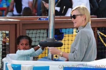 Charlize Theron has a family fun day with daughter August Theron
