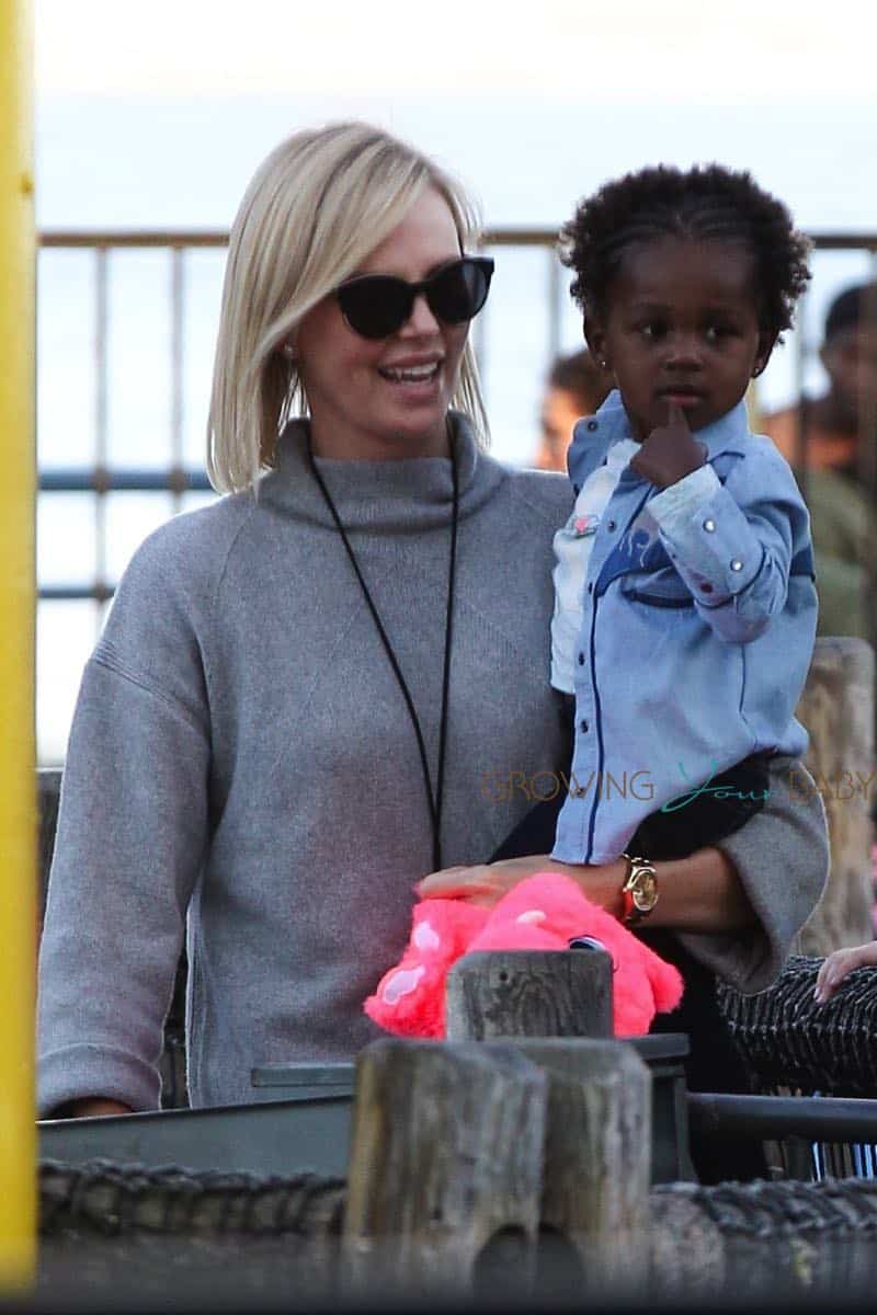 Charlize Theron has a family fun day with daughter August Theron