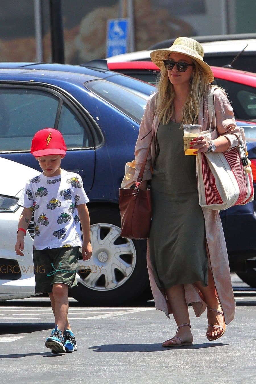 Hillary Duff and son Luca Hit The Market!