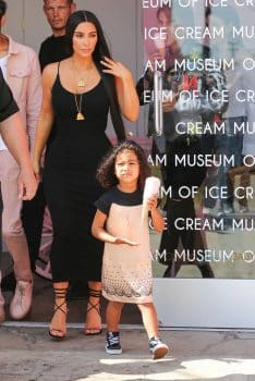 Kim Kardashian takes North West to the Ice Cream Museum